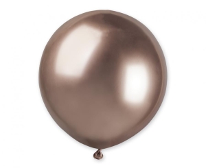 Balony GB150 shiny 19 cali - różowo-złote 25 szt Gemar