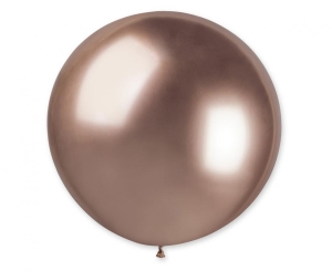 Balon GB30 kula shiny 80 cm - różowo-złota 96 1 szt Gemar