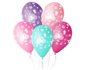 Balony Księżniczka nad. 1 kolor 12 cali 5 szt