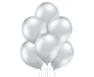 Balony Glossy Silver B105 12 cali 100 szt Belbal
