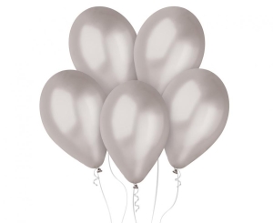 Balony GM120 metal 13 cali - srebrne 38 50 szt Gemar