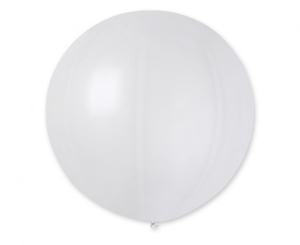 Balon GM220 kula metalik 65 cm - biała 29 1 szt Gemar