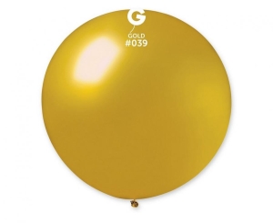 Balon GM30 kula metal 80 cm - złota 39 1 szt Gemar