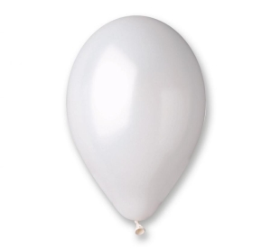 Balony GM90 metal 10 cali - perłowo-białe 29 100 szt Gemar