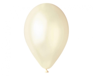 Balony GM90 metal 10 cali - kość słoniowa 58 100 szt Gemar