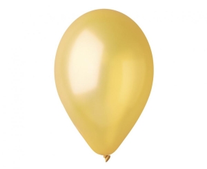 Balony GM90 metal 10 cali - złote Dorato 74 100 szt Gemar