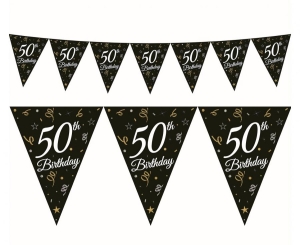 Girlanda papierowa Beauty&Charm z flagami 50 28 x 270 cm