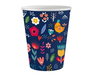 Kubeczki papierowe Kolekcja Summer - Have fun (dark) 250 ml 6 szt
