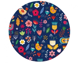 Talerzyki papierowe Kolekcja Summer - Have fun (dark) 18 cm 6 szt