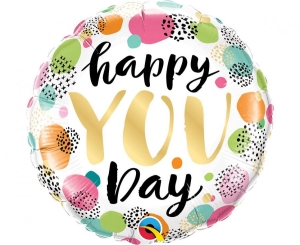 Balon foliowy Happy You Day okrągły 18 cali