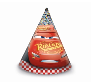 Czapeczki papierowe Cars 3 6 szt