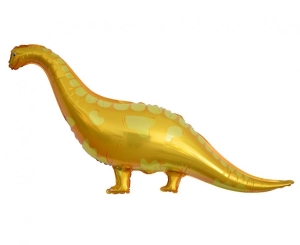 Balon foliowy Dinozaur- Brachiozaur żółty 99x56cm