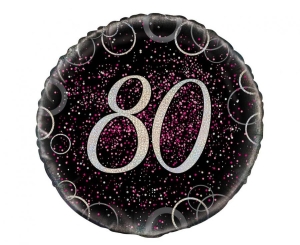 Balon foliowy UQ 18 cali Prism z nadr. 80 różowy