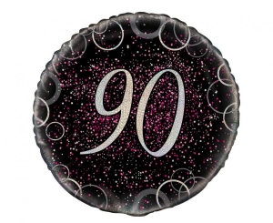 Balon foliowy UQ 18 cali Prism z nadr. 90 różowy