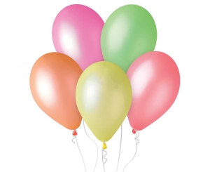 Balony Gemar 13 cali pastel fluor mix 100 szt