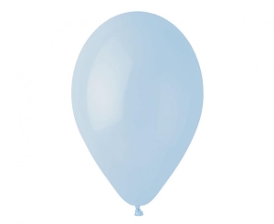 Balony Gemar 13 cali pastel pudrowe błękitne 50 szt