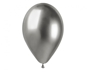 Balony Gemar 13 cali shiny srebrne 5szt.
