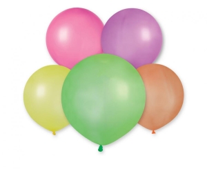 Balony Gemar 19 cali pastel fluor 25szt.