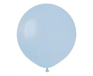Balony Gemar 19 cali pastel pudrowe błękitne 25szt.