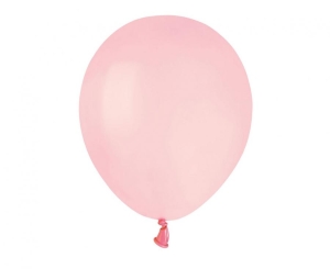 Balony Gemar 5 cali pastel pudrowe różowe 100 szt