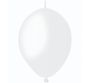 Balony gemar 6 cali pastel do girland białe 100 szt