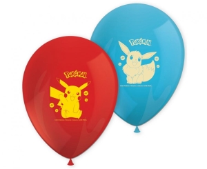 Balony lateksowe Pokemon 8 szt