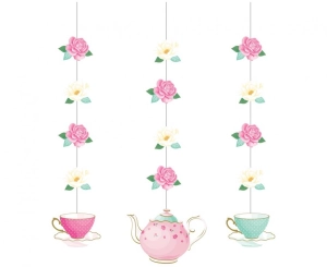 Dekoracja wisząca Floral Tea Party 3 szt
