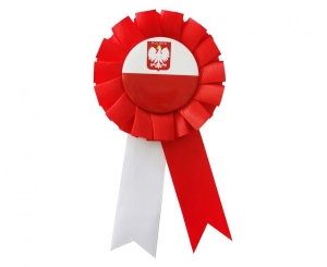 Kotylion narodowy Biało-Czerwoni