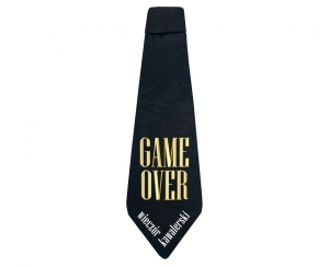 Krawat Game Over - B&G Party 10x32 cm