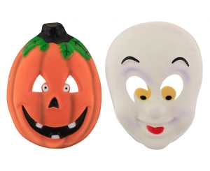 Maska halloweenowa Spooky & Scary mix wzorów 1 szt