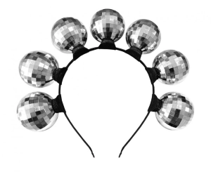 Opaska Disco srebrna