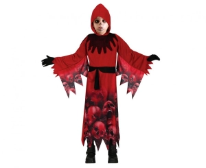 Strój dla dzieci Czerwony Demon (szata) rozm. 110/120 cm