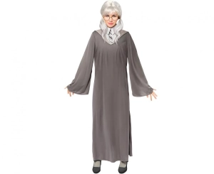 Strój dla dzieci Szara Czarodziejka (sukienka) rozm. 130/140 cm