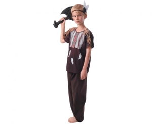 Strój Indianin (opaska na głowę koszulka spodnie) rozm. 120/130 cm