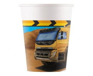 Kubeczki papierowe (WM) Construction 200ml 8 szt