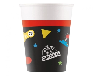 Kubeczki papierowe (WM) Gaming Party 200ml 8 szt