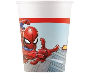 Kubeczki papierowe (WM) Spiderman Crime Fighter Marvel 200ml 8 szt