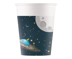 Kubeczki papierowe (WM) Rocket Space 200ml 8 szt