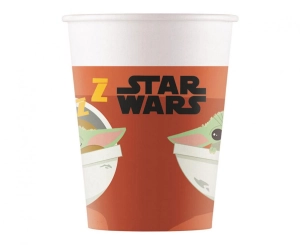 Kubeczki papierowe (WM) Star Wars Mandalorian 200ml 8 szt