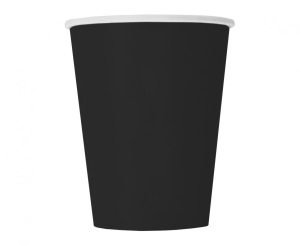 Kubeczki papierowe czarne 270ml 8 szt