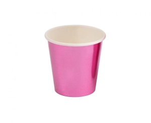 Kubeczki papierowe do shotów różowe 60 ml 8 szt