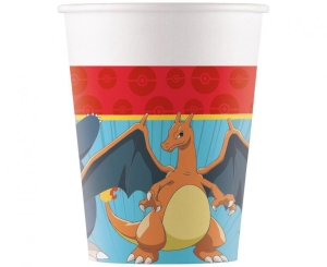 Kubeczki papierowe Pokemon 200 ml 8 szt