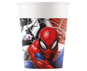 Kubeczki papierowe Spiderman World Of Web 200 ml. 8 szt
