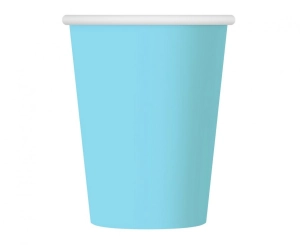 Kubeczki pap. jednokolorowe jasnoniebieskie 297U 250ml 6 szt