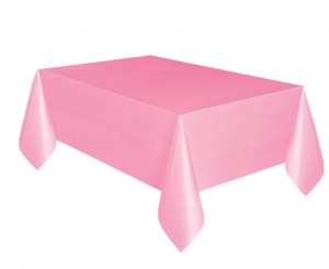 Obrus pastelowy różowy 137 cm x 274 cm
