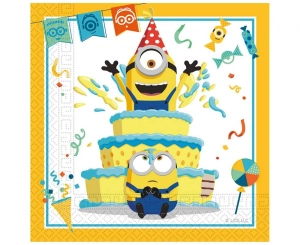 Serwetki "Minions: The Rise of Gru" 33 cm x 33 cm 20 szt