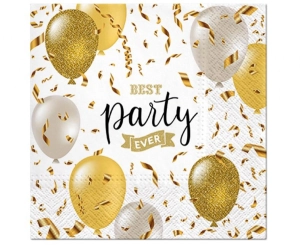Serwetki papierowe Elegant Balloons 33 cm x33 cm 20 szt