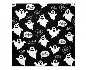 Serwetki papierowe PAW Boo (black) 33 xm x 33 cm 20 szt