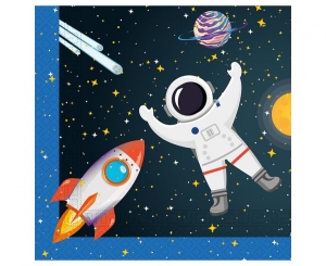 Serwetki papierowe Rocket Space rozm. 33 cm x 33 cm 20 szt