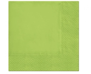 Serwetki PAW gładkie jednokolorowe Anise Green 33 xm x 33 cm 20 szt